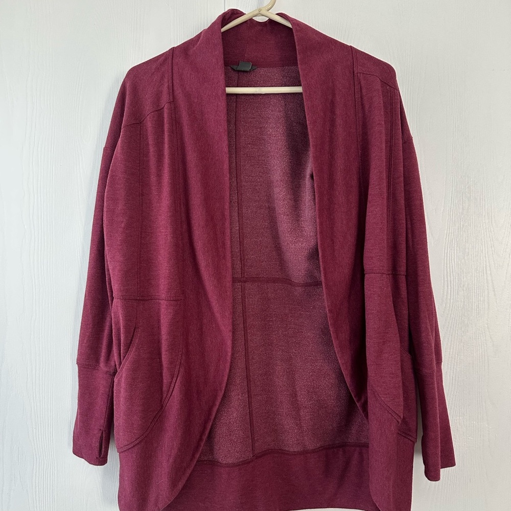 Eddie Bauer Camp Fleece Wrap Cardigan